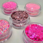 Pink Glitter Bundle (Set of 5) - Pink Glitter